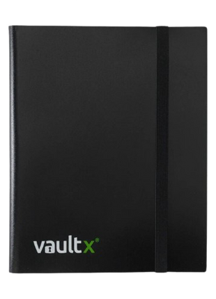 Vault X - Black 9 Pocket Strap Binder