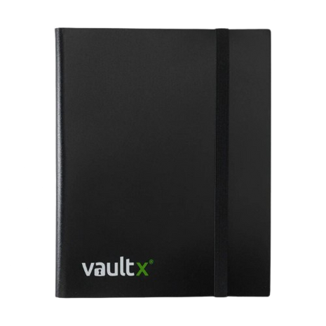 Vault X - Black 9 Pocket Strap Binder