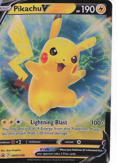 Pikachu V SWSH198