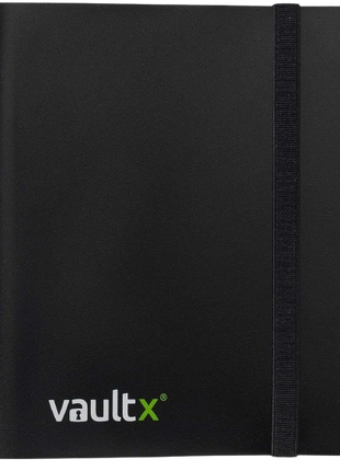 Vault X - Black 4 Pocket Strap Binder