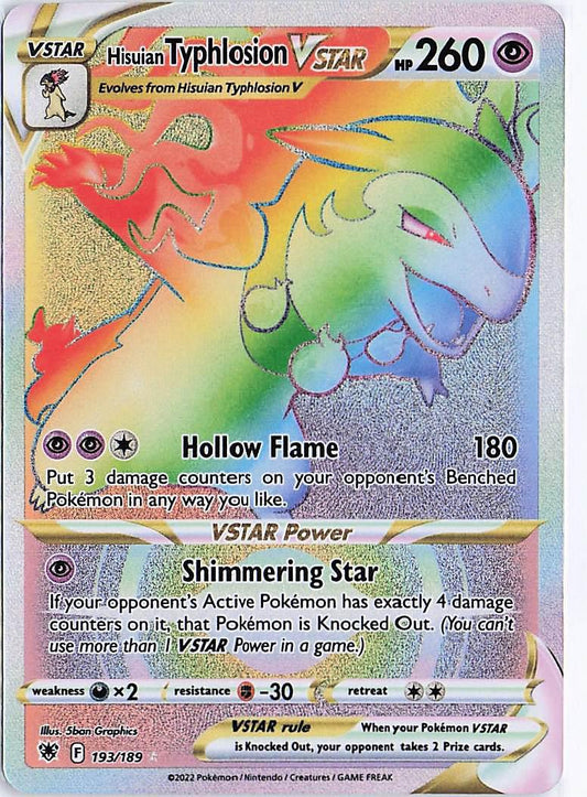 Hisuian Typhlosion VSTAR 193/189