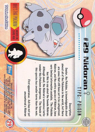Nidoran #29 - Topps