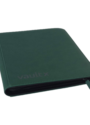 Vault X - Forest Green 9 Pocket Zip Binder