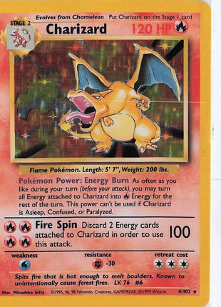 Charizard 4/102 (H) (D)