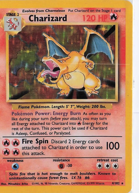 Charizard 4/102 (H) (D)