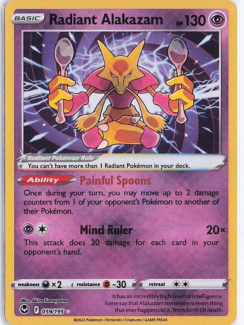 Radiant Alakazam 059/195