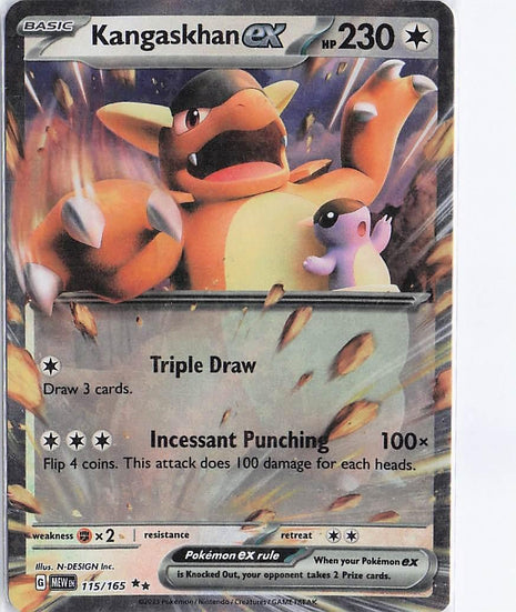 Kangaskhan ex 115/165