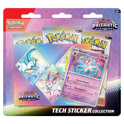 Pokemon - Prismatic Evolutions Tech Sticker Collection