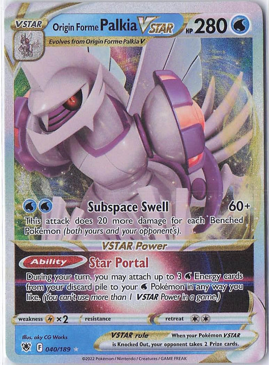 Origin Forme Palkia VSTAR 040/189