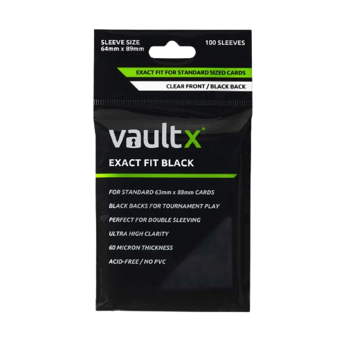 Vault X - Exact Fit Black Sleeves
