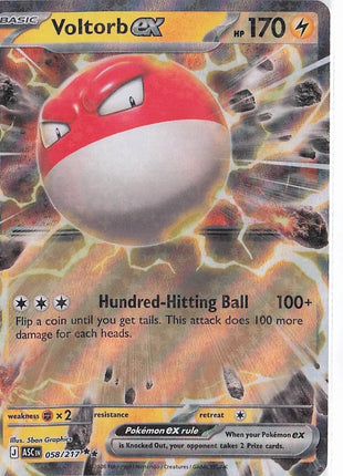 Voltorb ex 058/217