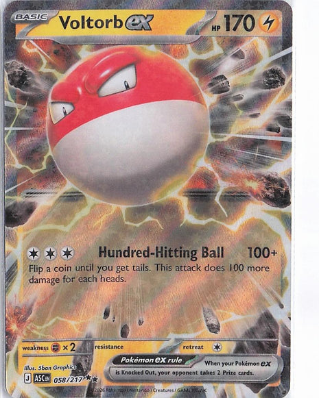 Voltorb ex 058/217
