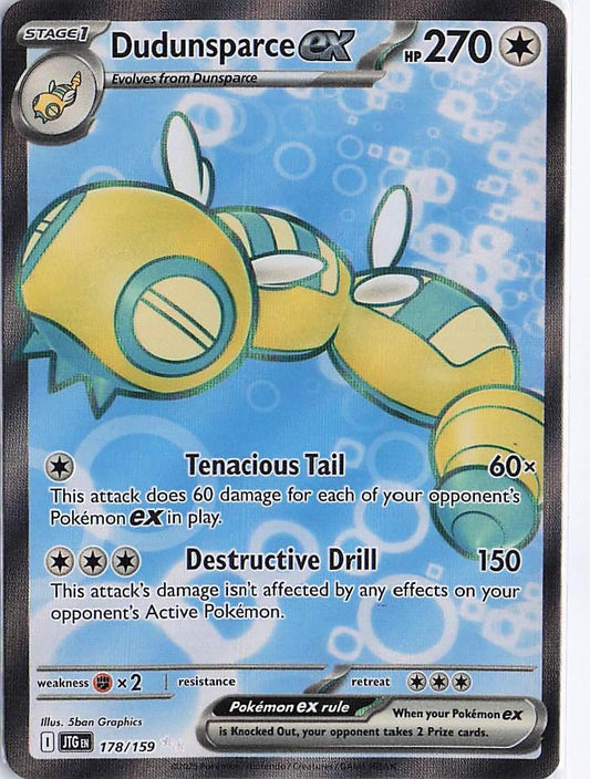 Dudunsparce ex 178/159