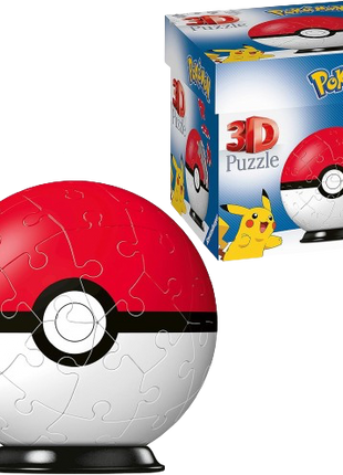 Pokemon - Poke Ball 3D Puzzle (55 Pieces)