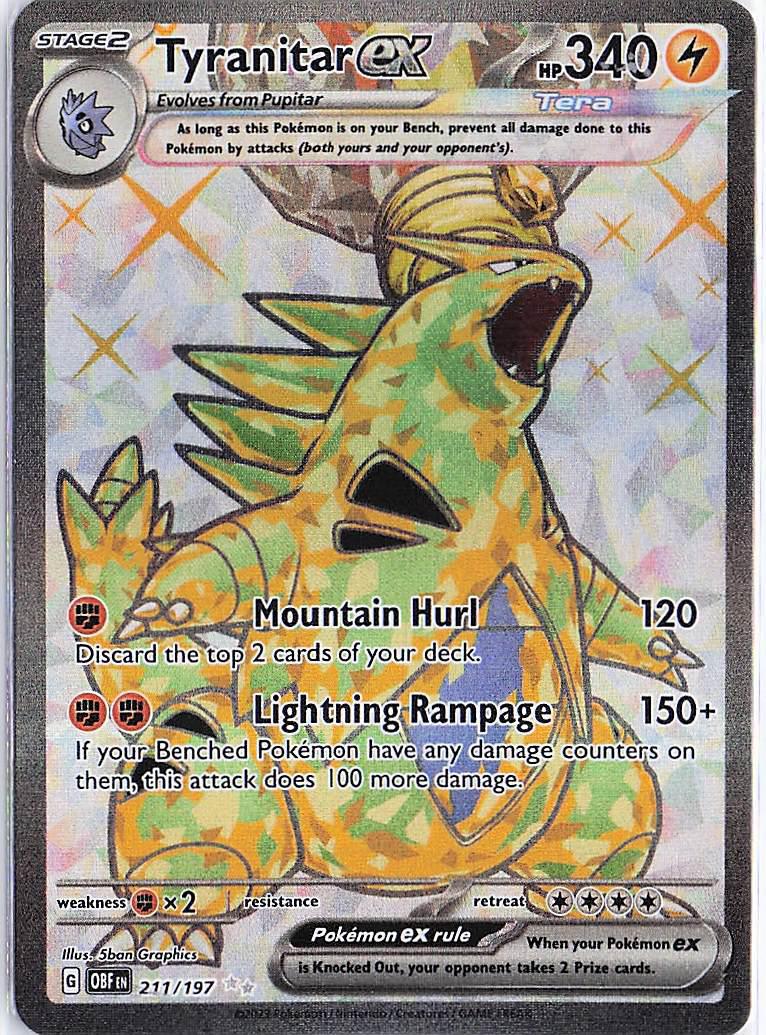 Tyranitar ex 211/197