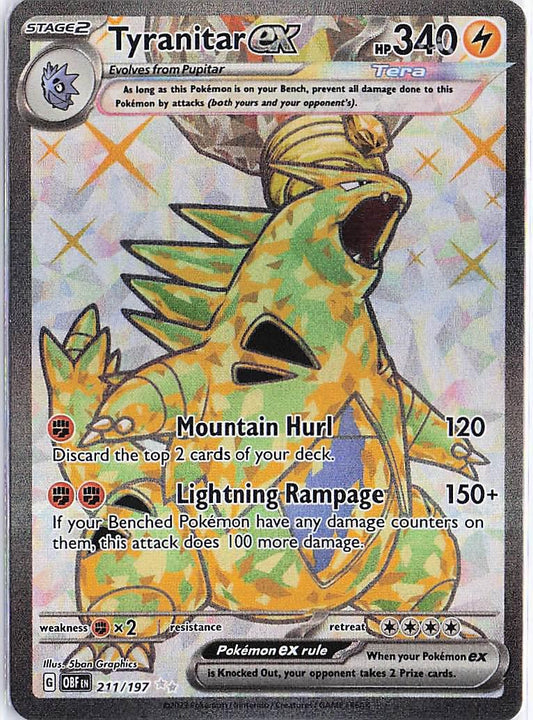 Tyranitar ex 211/197
