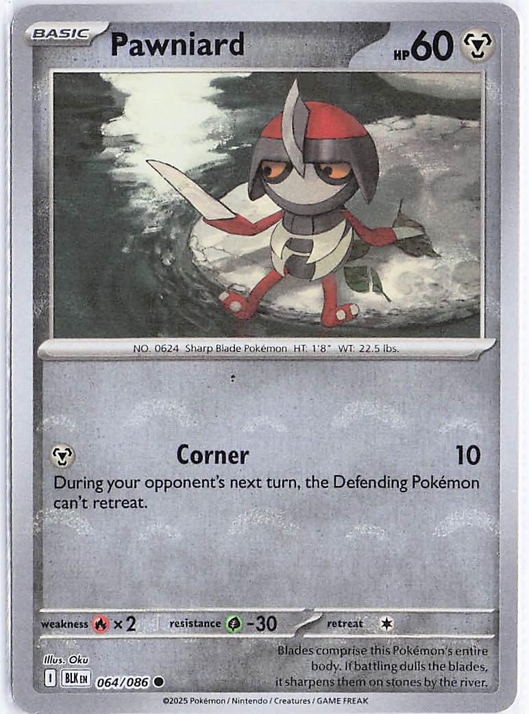Pawniard 064/086 (Pokeball Holo)