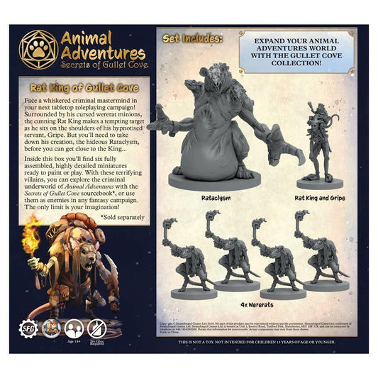 Animal Adventures Secrets of Gullet Cove - Rat King of Gullet Cove Set