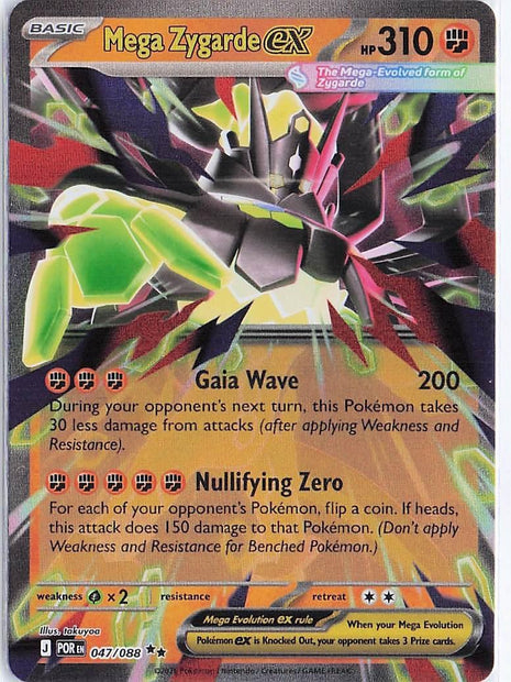 Mega Zygarde ex 047/088