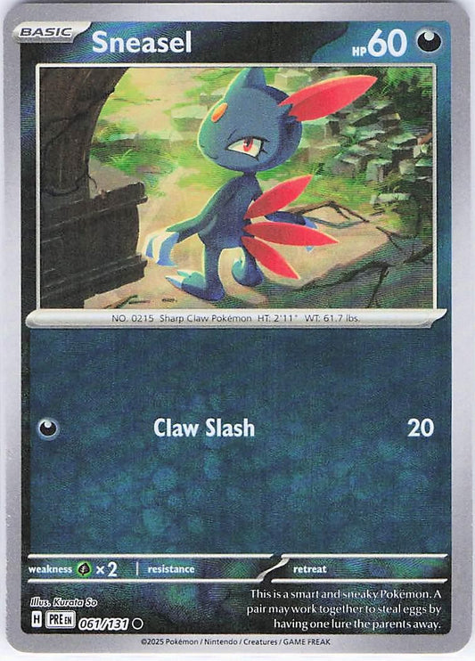 Sneasel 061/131 (Pokeball Holo)
