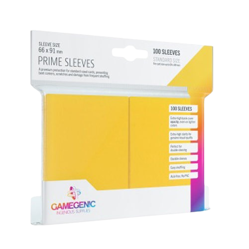Gamegenic - Yellow Prime Sleeves (100)