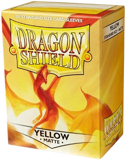 Dragon Shield - Matte Yellow Sleeves (100)