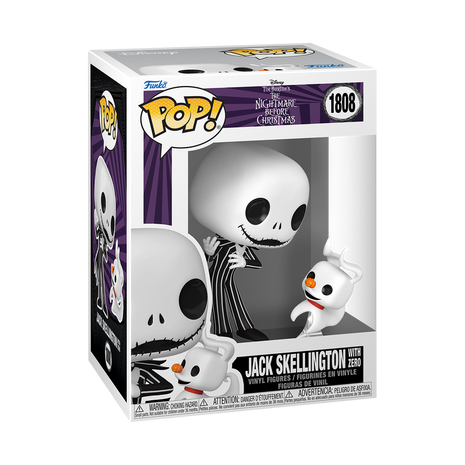 Nightmare Before Christmas - Jack & Zero #1808 Funko Pop!