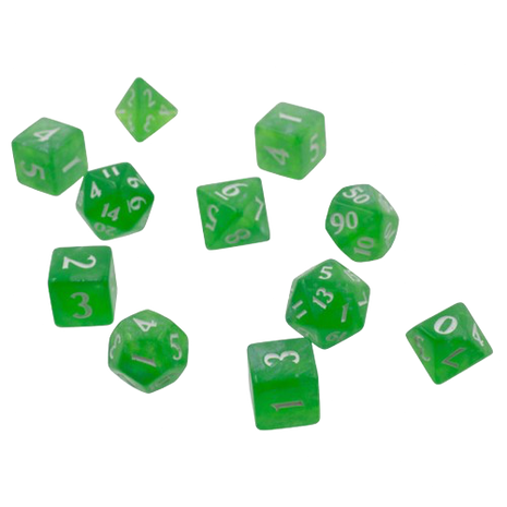 Ultra Pro - Eclipse: Lime Green 11 Dice Set