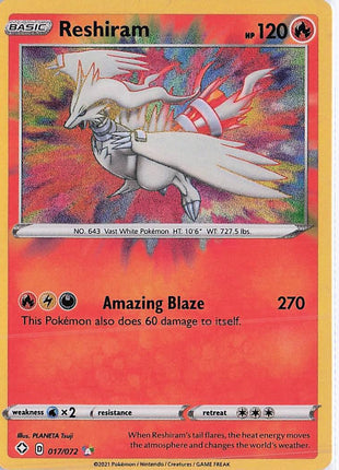 Reshiram 017/072