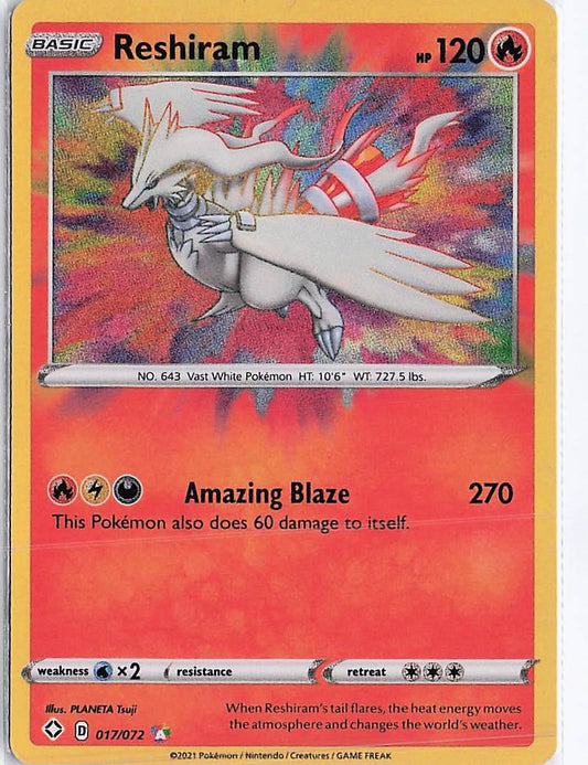 Reshiram 017/072