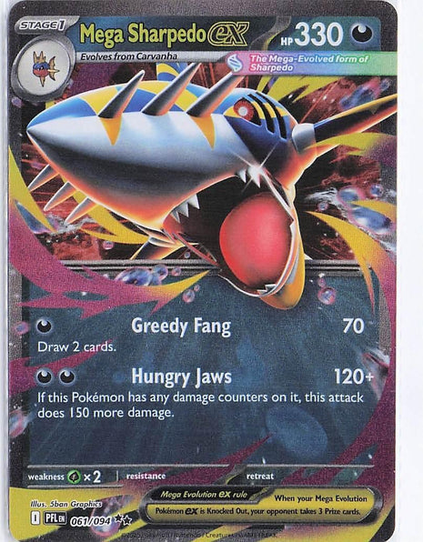 Mega Sharpedo ex 061/094
