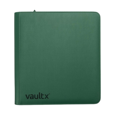 Vault X - Metallic Green 12 Pocket Zip Binder