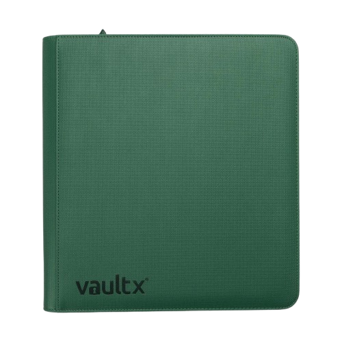 Vault X - Metallic Green 12 Pocket Zip Binder