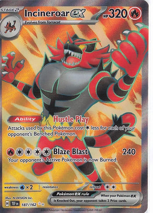 Incineroar ex 187/162