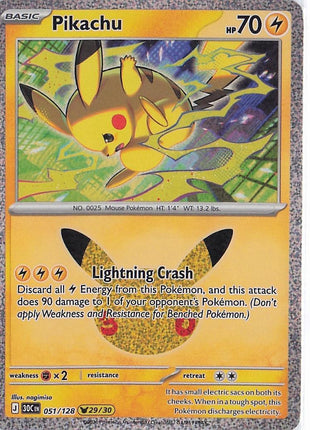Pikachu 051/128 (H)