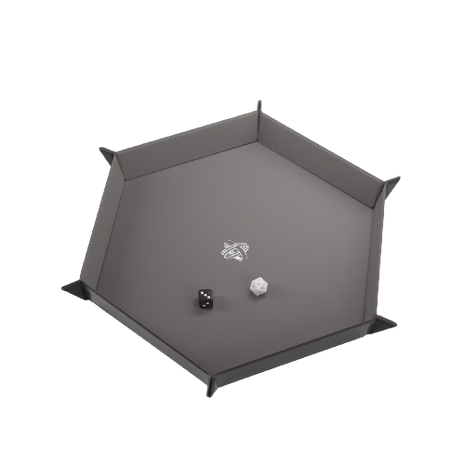 Gamegenic - Black/Grey Hexagonal Magnetic Dice Tray