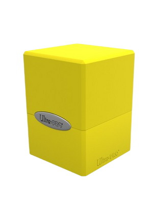 Ultra Pro - Lemon Yellow Satin Cube Deck Box