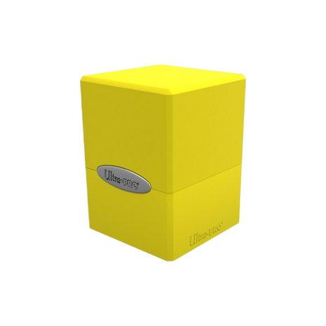 Ultra Pro - Lemon Yellow Satin Cube Deck Box