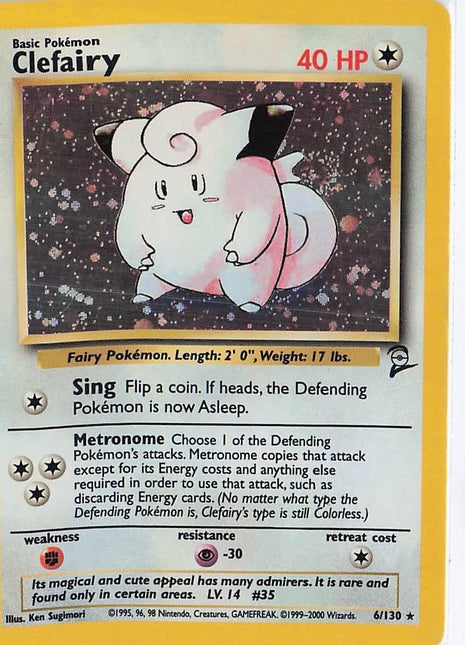 Clefairy 6/130 (H) (D)