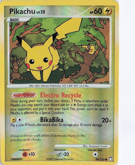 Pikachu LV.15 94/123 (RH)