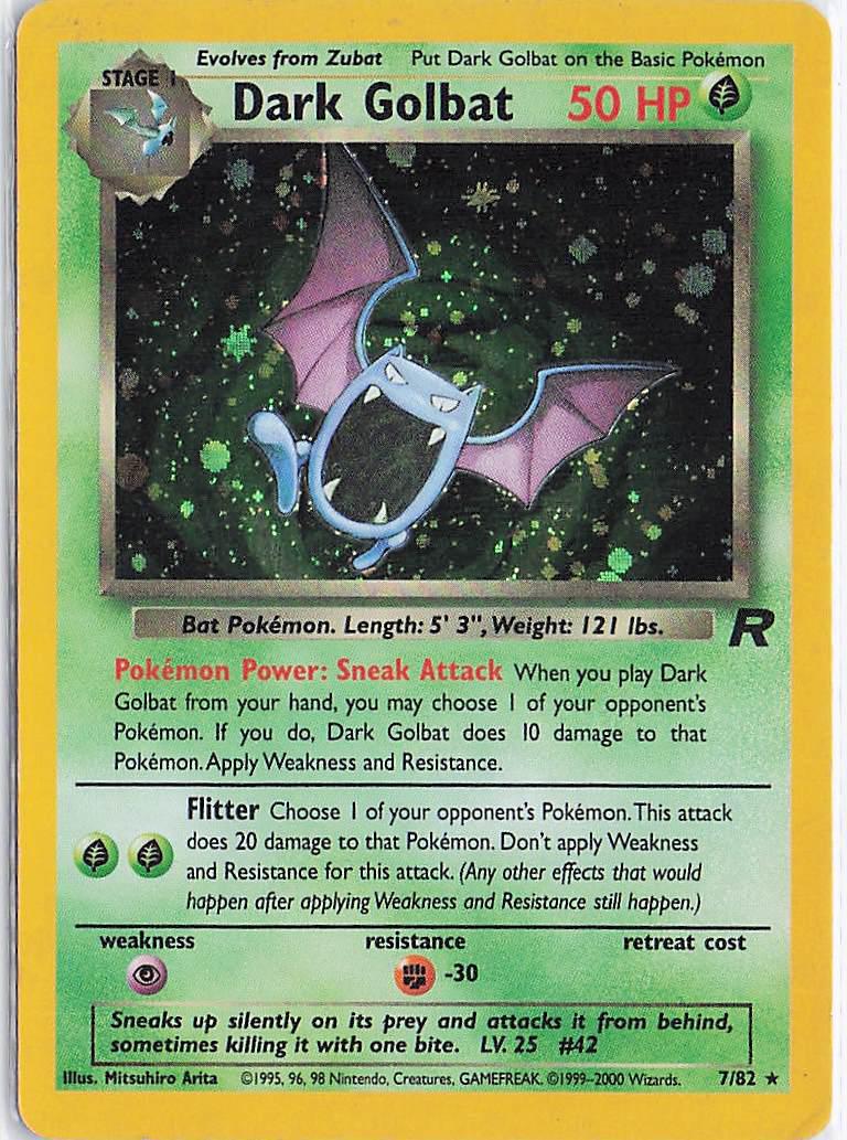 Dark Golbat 7/82 (H) (D)