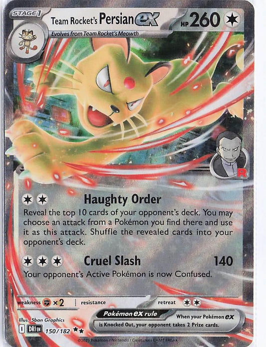 Team Rocket's Persian ex 150/182