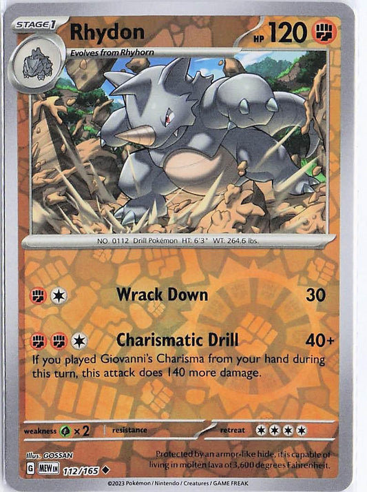 Rhydon 112/165 (RH)