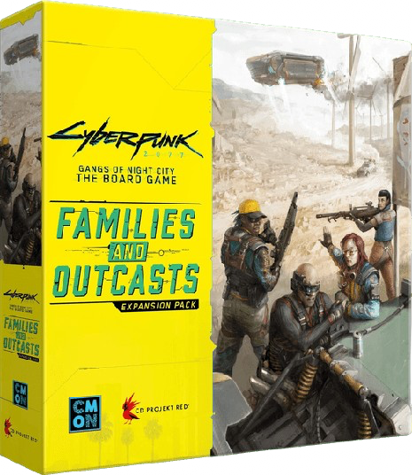 Cyberpunk 2077: Families and Outcasts Board Game Expansion