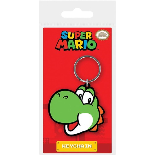 Super Mario - Yoshi Rubber Keyring