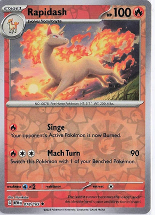 Rapidash 078/165 (RH)