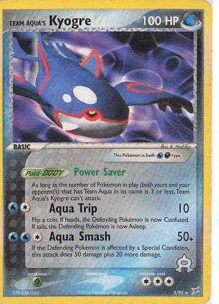 Team Aqua’s Kyogre 3/95