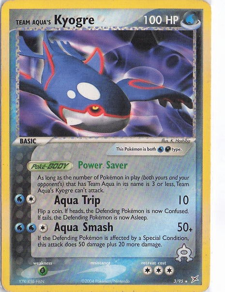 Team Aqua’s Kyogre 3/95