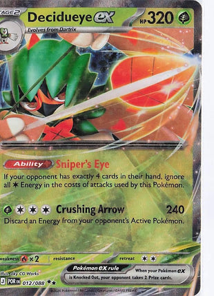 Decidueye ex 012/088