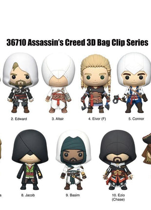Assassin's Creed - Series 1: 3D Character Bag Clip Blind Bag